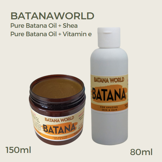 2.70 oz| 80ml BATANA SET with Vitamin e & Shea Butter