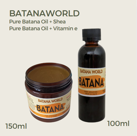 3.38 oz| 100ml BATANA SET with Vitamin e & Shea Butter