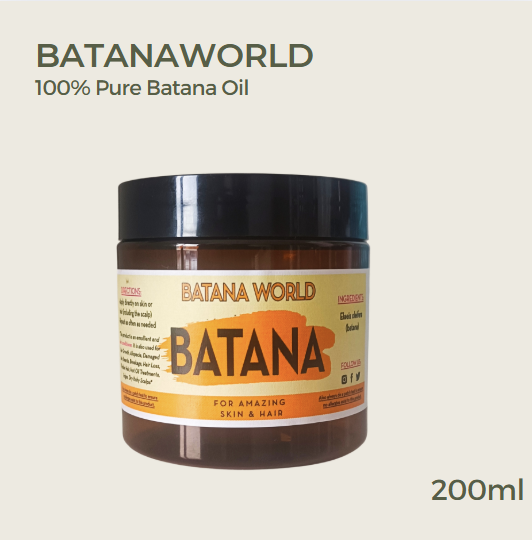 6.76 oz| 200ml PURE BATANA OIL