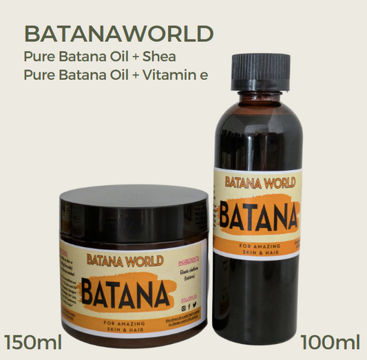 3.38 oz| 100ml BATANA SET with Vitamin e & Shea Butter