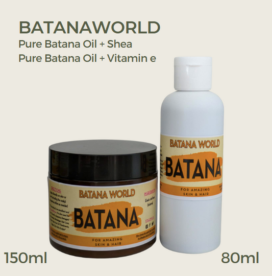 2.70 oz| 80ml BATANA SET with Vitamin e & Shea Butter