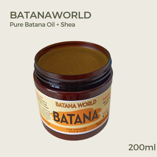 6.76 oz| 200ml PURE BATANA OIL & Shea Butter